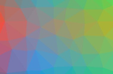 Yeşil soyut düşük poli zarif çok renkli arka plan resmi