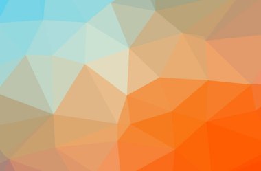 Turuncu soyut Çokgen modern çok renkli arka plan resmi