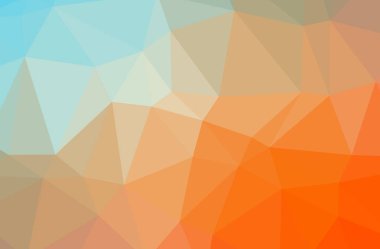 Turuncu soyut Çokgen güzel çok renkli arka plan resmi