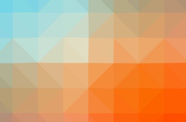 Turuncu poligon güzel çok renkli arka plan resmi