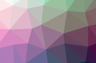 Pembe poligonal zarif çok renkli arka plan resmi