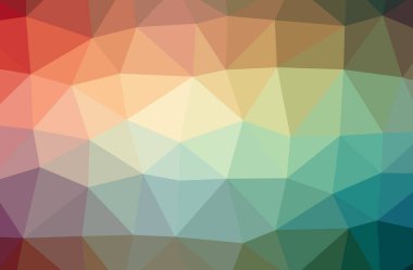 Turuncu poligonal zarif çok renkli arka plan resmi