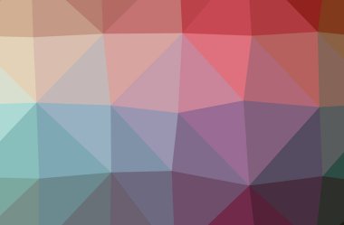 Soyut düşük poli kırmızı yatay arka plan resmi