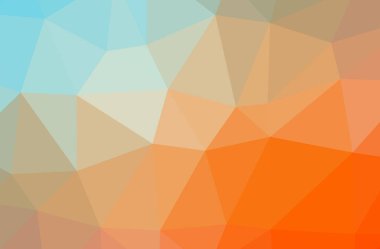 Turuncu düşük poli zarif çok renkli arka plan resmi