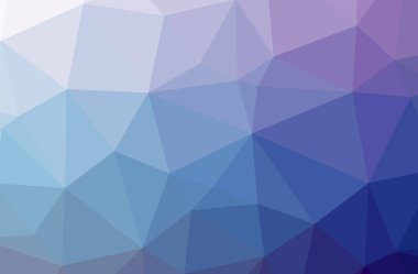 Mavi düşük poli güzel çok renkli arka plan resmi