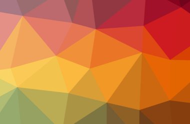 Soyut düşük poli turuncu yatay arka plan resmi