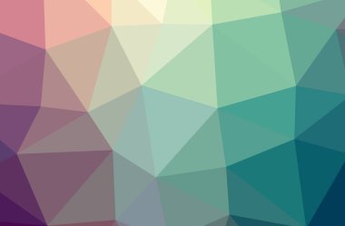 Mavi poligonal modern çok renkli arka plan resmi