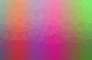 Pembe poligonal zarif çok renkli arka plan resmi