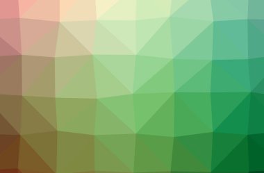 Yeşil soyut düşük poli resmi güzel çok renkli arka plan