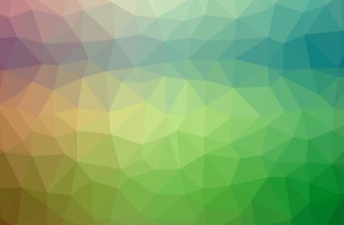 Yeşil düşük poli modern çok renkli arka plan resmi