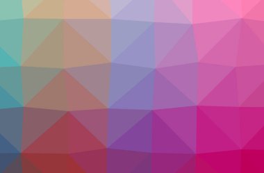 Pembe poligonal güzel çok renkli bir arka plan resmi