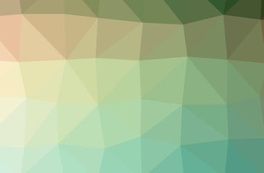 Yeşil poligon güzel çok renkli arka plan resmi