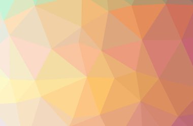 Turuncu poligon güzel çok renkli arka plan resmi