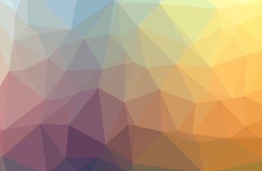 Turuncu soyut Çokgen çizimi güzel çok renkli arka plan