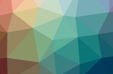 Mavi soyut Çokgen güzel çok renkli arka plan resmi