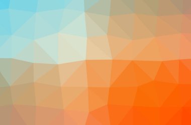 Turuncu düşük poli zarif çok renkli arka plan resmi