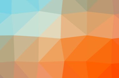 Turuncu düşük poli resmi güzel çok renkli arka plan