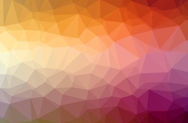 Turuncu soyut Çokgen çizimi güzel çok renkli arka plan