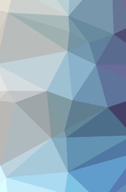 Soyut düşük poli mavi dikey arka plan resmi