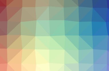 Mavi soyut düşük poli güzel çok renkli arka plan resmi