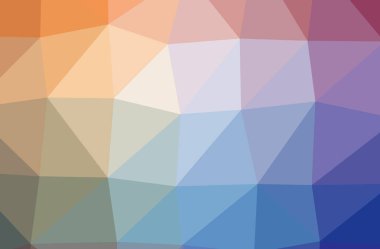 Mavi poligonal zarif çok renkli arka plan resmi