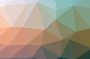 Turuncu poligonal güzel çok renkli arka plan resmi