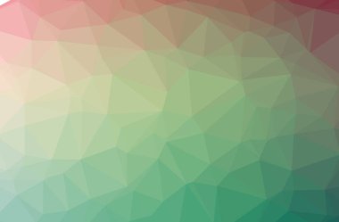 Yeşil düşük poli zarif çok renkli arka plan resmi