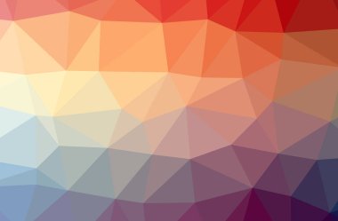 Soyut düşük poli turuncu yatay arka plan resmi