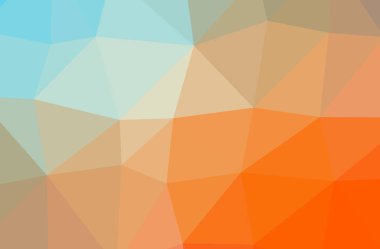 Turuncu poligon güzel çok renkli arka plan resmi