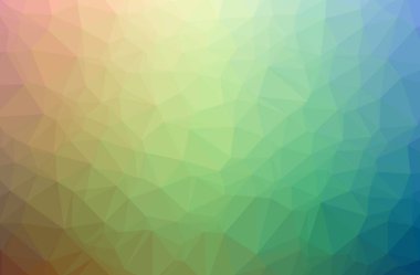 Yeşil soyut Çokgen güzel çok renkli arka plan resmi