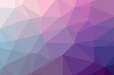 Mor düşük poli resmi güzel çok renkli arka plan