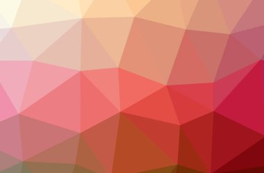 Kırmızı poligon resmi güzel çok renkli arka plan