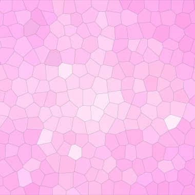 İllüstrasyon kare pembe renkli dijital küçük altıgen arka plan, soyut