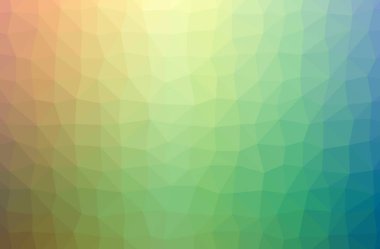 Yeşil poligonal modern çok renkli arka plan resmi