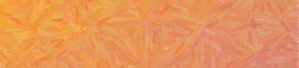 Illustration of Marigold and pink Crayon banner background