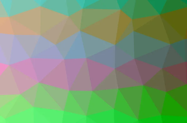 Illustration Fond Multicolore Vert Low Poly Moderne — Photo