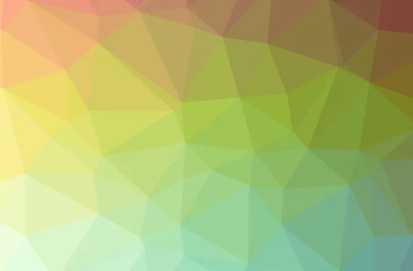 Illustration Polygone Abstrait Vert Beau Fond Multicolore — Photo