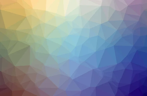 Illustration Blue Abstract Low Poly Modern Multicolor Background — Stock Photo, Image