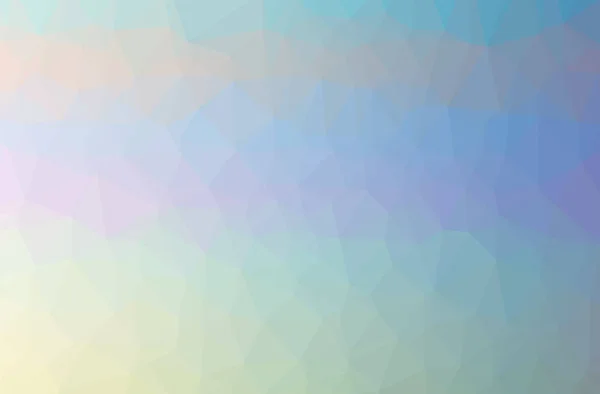 Illustration of blue abstract polygon elegant multicolor background