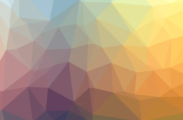 Illustration Orange Abstract Polygon Beautiful Multicolor Background — Stock Photo, Image