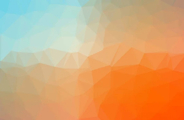 Illustration of orange poligon nice multicolor background