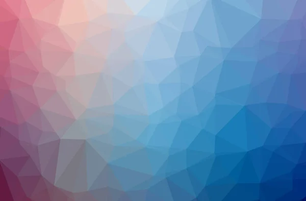 Illustration Des Blauen Abstrakten Low Poly Eleganten Mehrfarbigen Hintergrund — Stockfoto