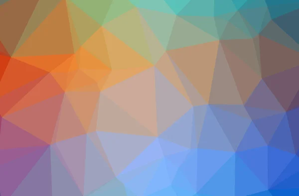 Illustration of blue low poly nice multicolor background