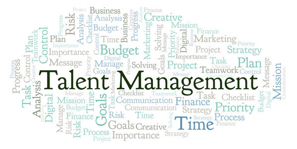 Облако слов Talent Management, созданное только с помощью текста

