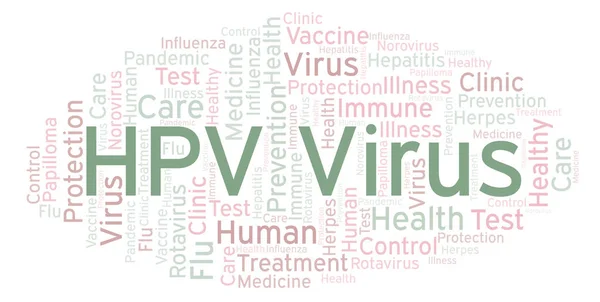 HPV Virus word cloud, made with text only — Stock Image Hpv Virus Word Cloud Made Text Only Stock Picture