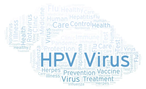 HPV Virus word cloud, made with text only — Stock Image Hpv Virus Word Cloud Made Text Only Royalty Free Stock Photos