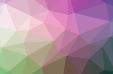 Pembe soyut Çokgen çizimi güzel çok renkli arka plan