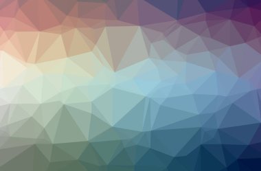 Mavi soyut düşük poli zarif çok renkli arka plan resmi