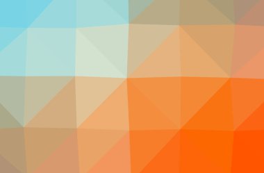 Turuncu soyut düşük poli resmi güzel çok renkli arka plan