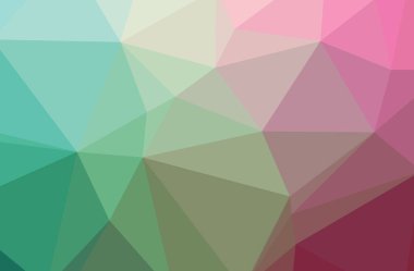 Yeşil poligonal güzel çok renkli arka plan resmi